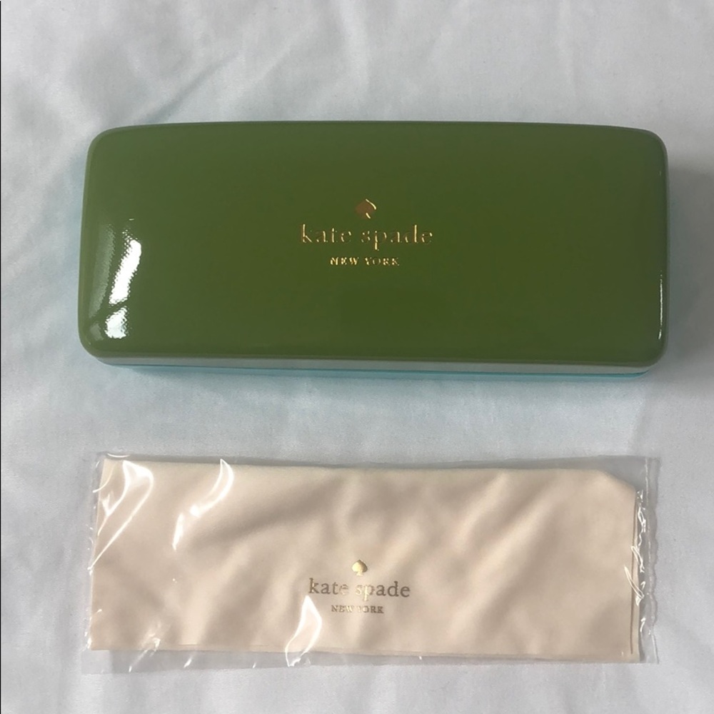 Kate Spade Sunglass Case W/Dust Cloth Brand New